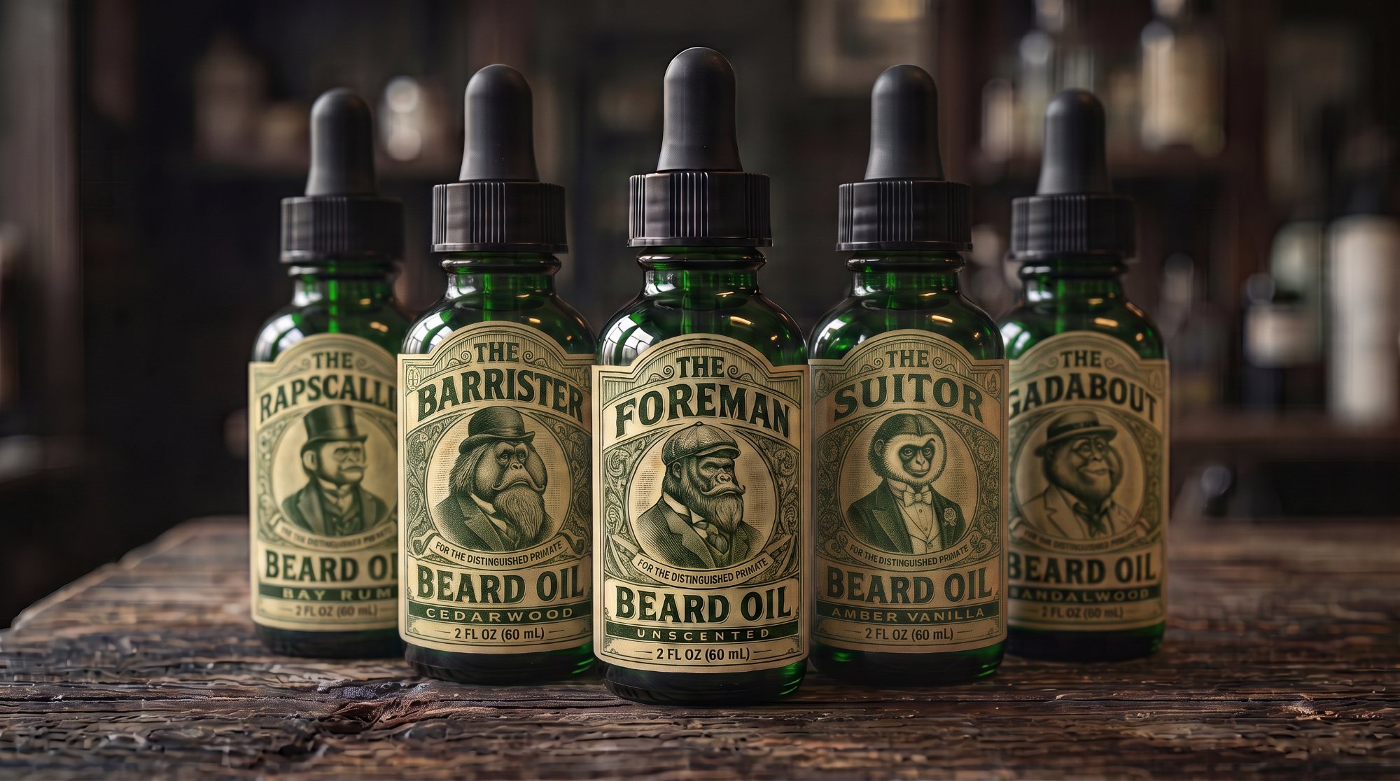 The Distinguished Primate beard oils